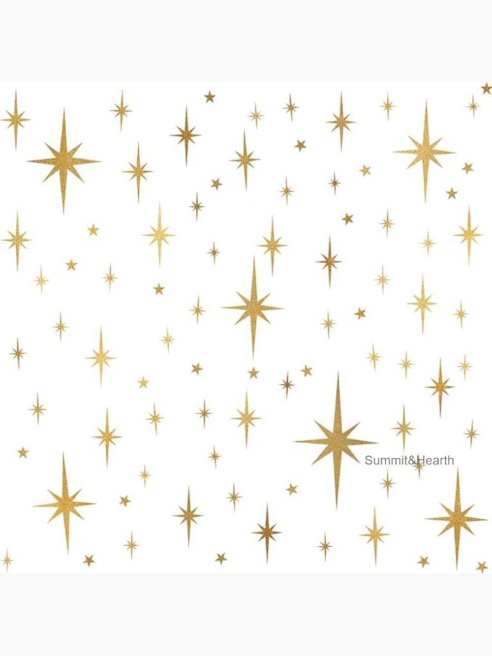 123-Piece Removable Star Wall Decals, Waterproof Vinyl Stickers, 6 Sizes